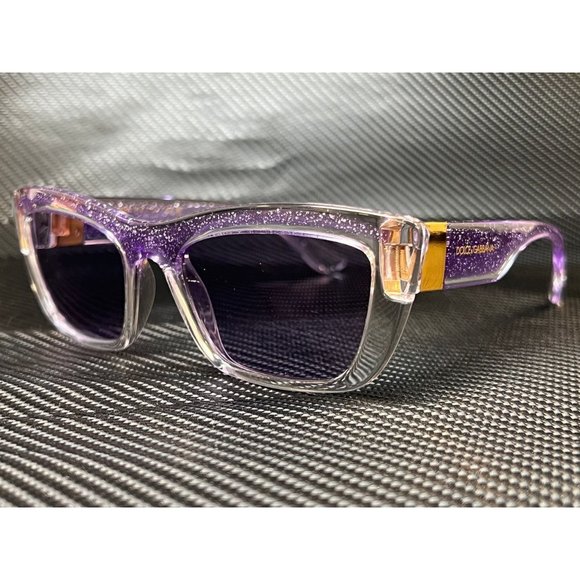Dolce & Gabbana Glitter Cat Eye Womens Sunglasses - Picture 1 of 4